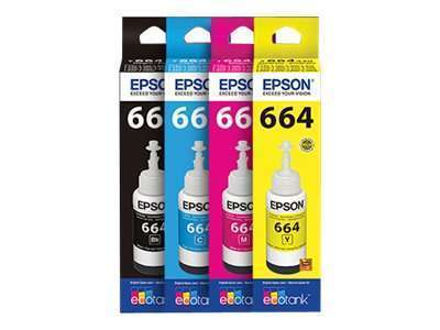 Epson T664 - Magenta - original - cartucho de tinta - para Epson L380, L386, L395, L495; EcoTank ET-2600, 2650, L1455, L396, L606, L656