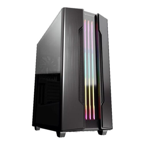 Cougar - Gemini S - Mini tower - Micro ATX - Black silver - Gaming