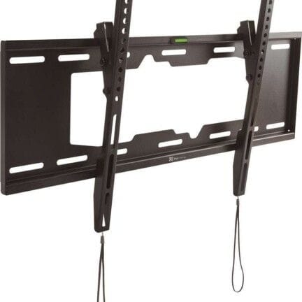 Klip Xtreme KTM-352 - Abrazadera - perfil bajo - para pantalla plana curva - bloqueable - acero - negro - tamaño de pantalla: 37"-80" - se puede instalar en la pared