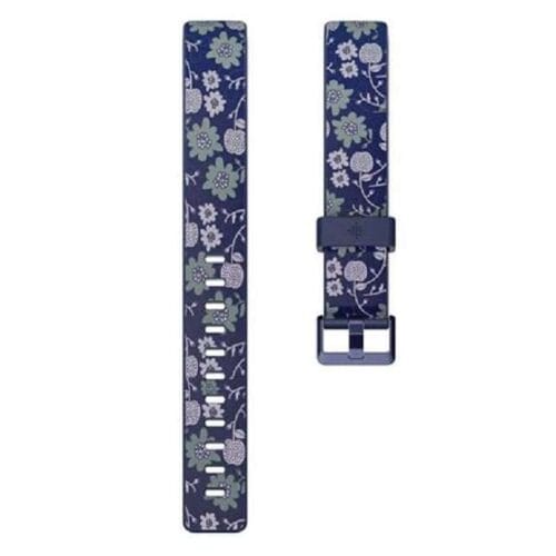 Fitbit Print - Correa de reloj para controlador de actividad - tamaño L - floración - para Fitbit Inspire
