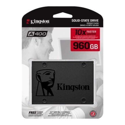 Kingston A400 - SSD - 960 GB - interno - 2.5" - SATA 6Gb/s