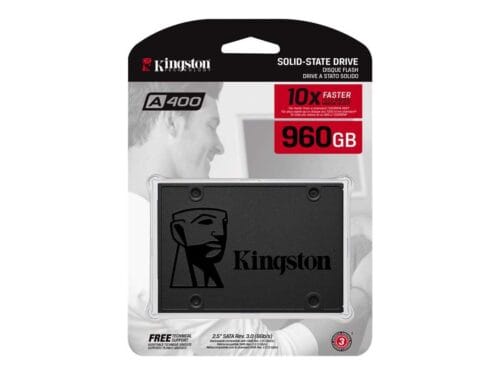 Kingston A400 - SSD - 960 GB - interno - 2.5" - SATA 6Gb/s