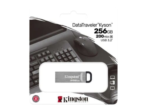 Kingston DataTraveler Kyson - Unidad flash USB - 256 GB - USB 3.2 Gen 1