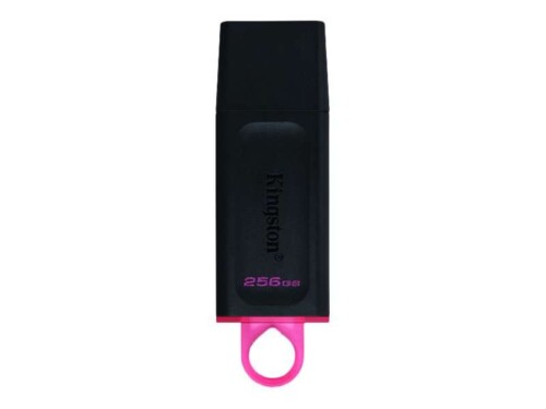 Kingston DataTraveler Exodia - Unidad flash USB - 256 GB - USB 3.2 Gen 1 - negro/rosa