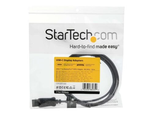 Cable Adaptador de 1,8m USB-C a DisplayPort