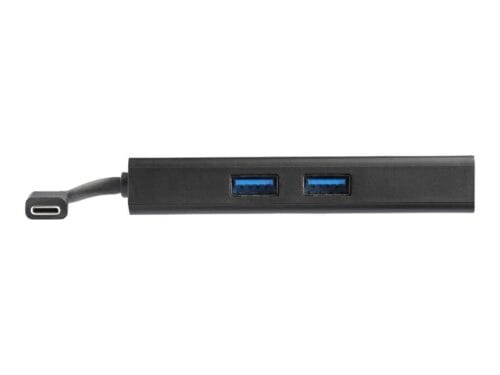 StarTech.com Adaptador Multipuertos USB-C - Docking Station Portátil USB-C 4K HDMI - con Entrega de Potencia de 60W - GbE - Hub 2x USB-A 3.0- Mini Dock Portátil USB Tipo C para Portátiles (DKT30CHPD) - Adaptador de vídeo - Conforme a la TAA - 24 pin USB-C macho a RJ-45, HDMI, USB Tipo A, 24 pin USB-C hembra - 9.6 cm - negro - compatibilidad con 4K, USB Power Delivery (60W) - para P/N: ARMPIVOT, ARMPIVOTE, ARMPIVSTND, ARMSLIM, ARMUNONB