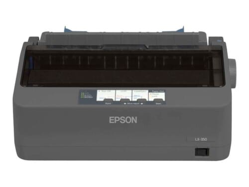 Epson LX 350 - Impresora - B/N - matriz de puntos - Rollo (21,6 cm), JIS B4, 254 mm (anchura) - 9 espiga - hasta 390 caracteres/segundo - paralelo, USB 2.0, serial