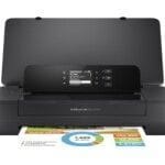 HP Officejet 200 Mobile Printer - Impresora - color - chorro de tinta - A4/Legal - 1200 x 1200 ppp - hasta 20 ppm (monocromo) / hasta 19 ppm (color) - capacidad: 50 hojas - USB 2.0, host USB, Wi-Fi