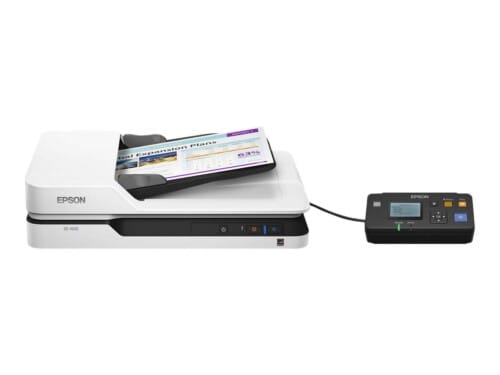 Epson DS-1630 - Escáner de documentos - a dos caras - Legal - 1200 ppp x 1200 ppp - hasta 25 ppm (mono) / hasta 25 ppm (color) - Alimentador automático de documentos (ADF) (50 hojas) - hasta 1500 exploraciones por día - USB 3.0