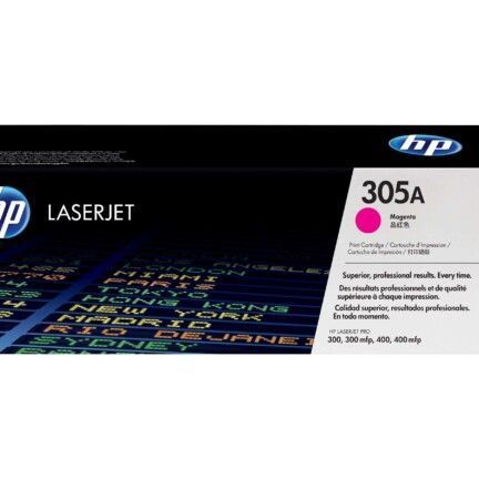 HP 305A - Magenta - original - LaserJet - cartucho de tóner (CE413A) - para LaserJet Pro 300 color M351a, 300 color MFP M375nw, 400 color M451, 400 color MFP M475