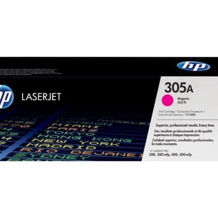 HP 305A - Magenta - original - LaserJet - cartucho de tóner (CE413A) - para LaserJet Pro 300 color M351a, 300 color MFP M375nw, 400 color M451, 400 color MFP M475
