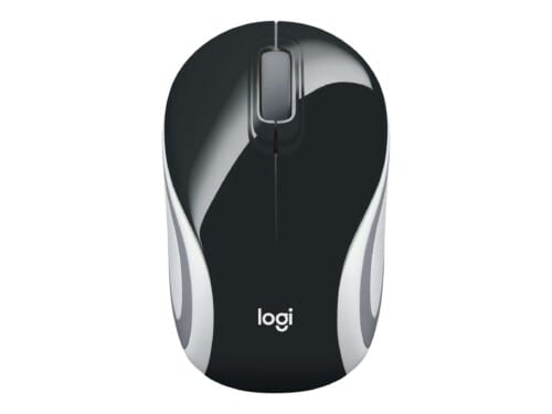 Logitech M187 - Ratón - óptico - 3 botones - inalámbrico - 2.4 GHz - receptor inalámbrico USB - negro
