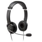 Kensington USB Hi-Fi Headphones with Mic - Auricular - en oreja - cableado - USB-A - negro