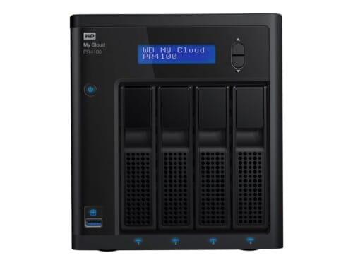 WD My Cloud PR4100 WDBNFA0000NBK - Servidor NAS - 4 compartimentos - RAID RAID 0, 1, 5, 10, JBOD - RAM 4 GB - Gigabit Ethernet