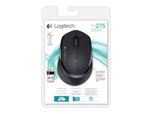 Logitech M280 - Ratón - diestro - óptico - 3 botones - inalámbrico - 2.4 GHz - receptor inalámbrico USB - negro