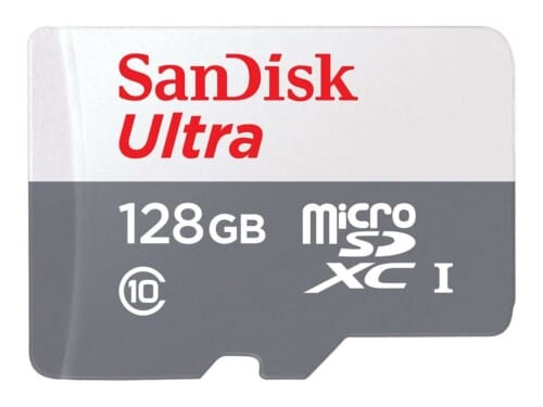 SanDisk Ultra - Tarjeta de memoria flash (adaptador microSDXC a SD Incluido) - 128 GB - UHS-I / Class10 - microSDXC UHS-I