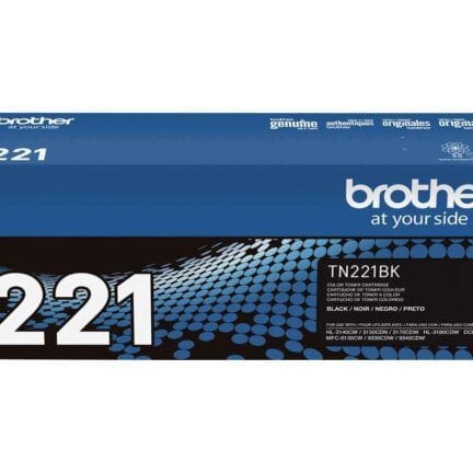 Brother TN221BK - Negro - original - cartucho de tóner - para Brother HL-3140, HL-3170, HL-3180, MFC-9130, MFC-9330, MFC-9340