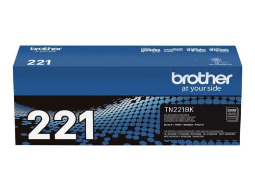 Brother TN221BK - Negro - original - cartucho de tóner - para Brother HL-3140, HL-3170, HL-3180, MFC-9130, MFC-9330, MFC-9340