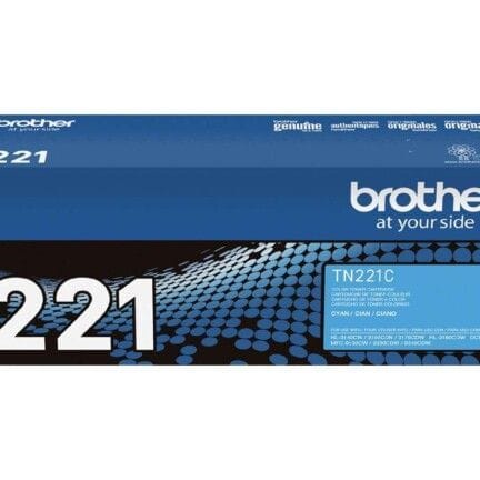 Brother TN221C - Cián - original - cartucho de tóner - para Brother HL-3140, HL-3170, HL-3180, MFC-9130, MFC-9330, MFC-9340