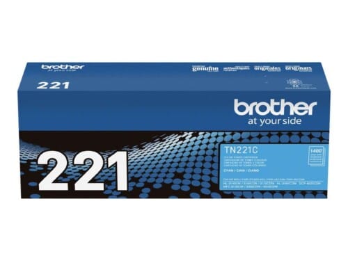 Brother TN221C - Cián - original - cartucho de tóner - para Brother HL-3140, HL-3170, HL-3180, MFC-9130, MFC-9330, MFC-9340