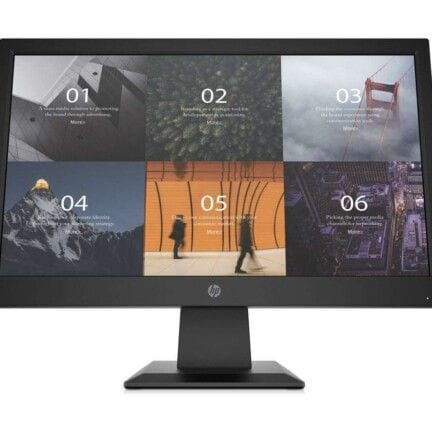 HP - P19b - G4 - LCD monitor - 18.5" - 1366 x 768 - HDMI VGA - 3 años