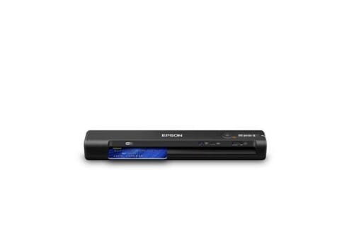 Epson - WorkForce ES-60W - Portatil a color - Una cara 4ppm - Alimentador manual - 600dpi, Resolución 1,200dpi - 500pag x día - USB 2.0, WiFi - Windows, MAC - 1 año