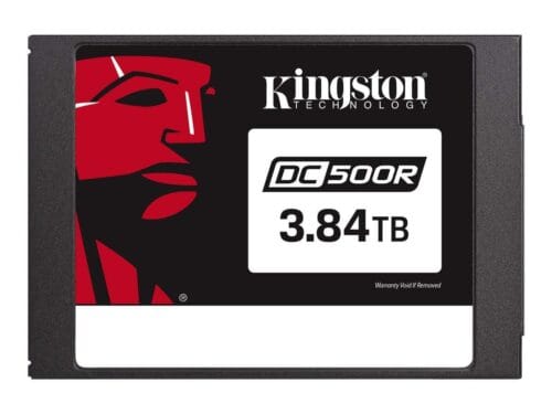 Kingston Data Center DC500R - SSD - cifrado - 3840 GB - interno - 2.5" - SATA 6Gb/s - AES - Self-Encrypting Drive (SED)