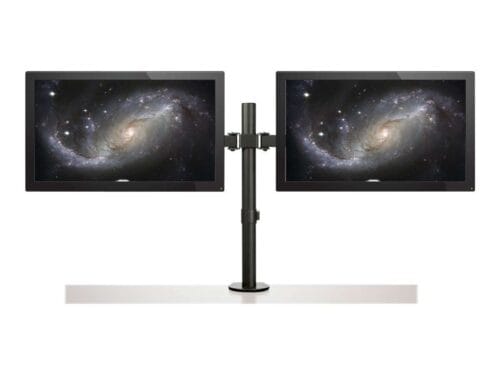 StarTech.com Brazo de Soporte para Dos Monitores - Articulado - para Pantallas VESA de hasta 32IN - de Acero (ARMDUAL2) - Kit de montaje - brazo ajustable - para 2 monitores - acero - negro - tamaño de pantalla: 13"-32" - montable en escritorio