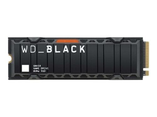 WD Black SN850 NVMe SSD WDS500G1XHE - SSD - 500 GB - interno - M.2 2280 - PCIe 4.0 x4 (NVMe)