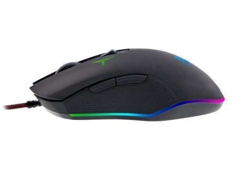 Mouse para Gaming Xtech XTM-710 Blue Venom - Resolución ajustable de hasta 3200 ppp - Luces LED de 4 colores - Cable sin enredos - Sensor: Óptico - Botones: 6 - Iluminado: Sí - Longitud del cable: 5,2 pies, trenzado