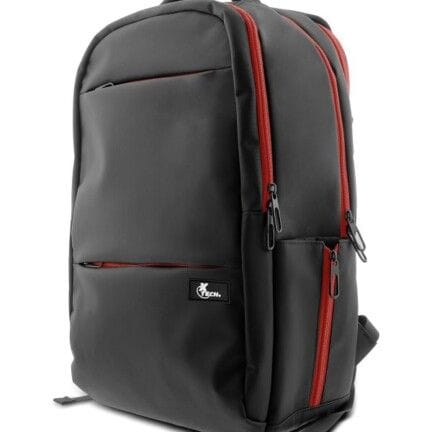 Xtech Insurgent XTB-507 Mochila para laptop 16.5” y accesorios de videojuegos - Nylon durable - Gaming   - Color Negro y Rojo - Bolsillo Antirrobo - Panel posterior acolchado con tecnología de ventilación Airflow