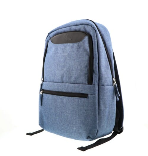 Xtech Winsor XTB-212 Mochila para laptop 15.6" - Durable poliéster - Color Azul con detalles en negro - Panel posterior con acolchado -  Tirantes acolchados  - Bolsillo frontal para accesorios con organizador interior