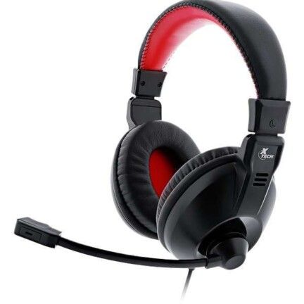 Xtech - Headset - Wired - XTH-500 - Voracis - Gaming - Connection type: Two 3.5mm plugs for mic and audio - Compatible platforms: PC - Buttons: Volume control in control capsule - Cable length: 6.5ft