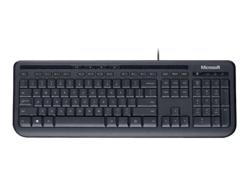 Microsoft Wired Keyboard 600 - Teclado - USB - negro