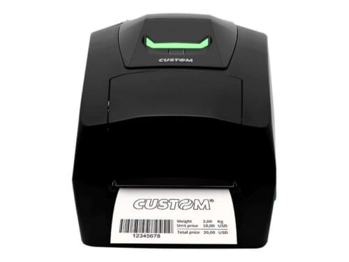 Custom D4 102 - Impresora de etiquetas - térmica directa / transferencia térmica - Rollo (11 cm) - 203 ppp - hasta 127 mm/segundo - USB