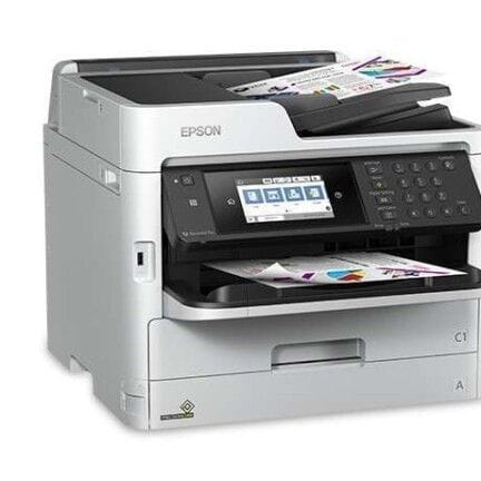 Epson WorkForce Pro WF-C5790 - Impresora multifunción - color - chorro de tinta - A4/Legal (material) - hasta 22 ppm (copiando) - hasta 24 ppm (impresión) - 330 hojas - 33.6 Kbps - USB 2.0, Gigabit LAN, Wi-Fi(n)
