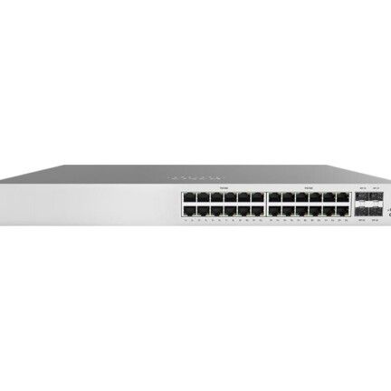 Cisco Meraki Cloud Managed MS120-24P - Conmutador - Gestionado - 24 x 10/100/1000 + 4 x Gigabit SFP - sobremesa, montaje en rack - PoE (370 W)