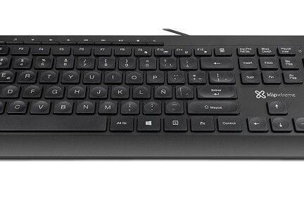 Klip Xtreme - Keyboard - Wired - Spanish - USB - Black - Multimedia keys