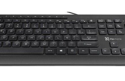 Klip Xtreme - Keyboard - Wired - Spanish - USB - Black - Multimedia keys