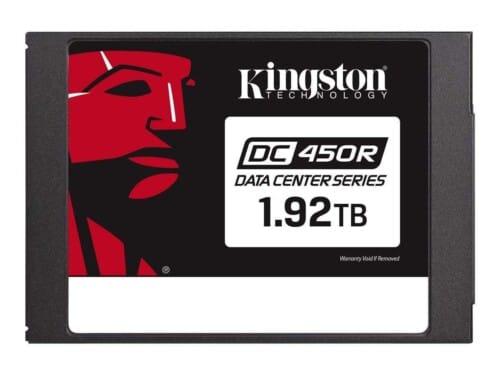 Kingston Data Center DC450R - SSD - cifrado - 1.92 TB - interno - 2.5" - SATA 6Gb/s - AES de 256 bits - Self-Encrypting Drive (SED)