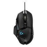 Logitech Gaming Mouse G502 (Hero) - Ratón - óptico - 11 botones - cableado - USB