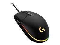 Logitech Gaming Mouse G203 LIGHTSYNC - Ratón - óptico - 6 botones - cableado - USB - negro