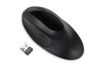 Kensington Pro Fit Ergo - Ratón - ergonómico - diestro - 5 botones - inalámbrico - 2.4 GHz, Bluetooth 4.0 LE - receptor inalámbrico USB - negro - al por menor