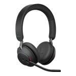 Jabra Evolve2 65 MS Stereo - Auricular - en oreja - Bluetooth - inalámbrico - USB-A - aislamiento de ruido - negro - Certificado para Equipos de Microsoft