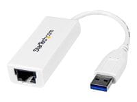 StarTech.com Adaptador Tarjeta de Red Externa NIC USB 3.0 a 1Gbps Gigabit Ethernet 1 Puerto - 1x RJ45 Hembra - 1x USBA - Adaptador de red - USB 3.0 - Gigabit Ethernet - blanco