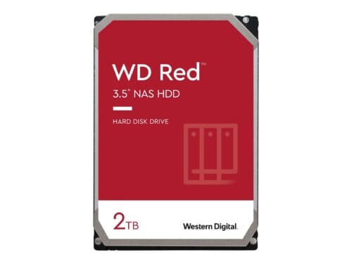 WD Red WD20EFAX - Disco duro - 2 TB - interno - 3.5" - SATA 6Gb/s - 5400 rpm - búfer: 256 MB