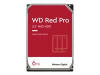 WD Red Pro WD6003FFBX - Disco duro - 6 TB - interno - 3.5" - SATA 6Gb/s - 7200 rpm - búfer: 256 MB