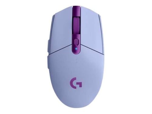 Logitech G G305 - Ratón - óptico - 6 botones - inalámbrico - LIGHTSPEED - receptor inalámbrico USB - lila