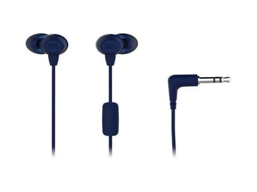 JBL - C50HI - Earphones - Wired - Blue