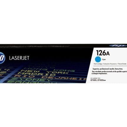 HP 126A - Cián - original - LaserJet - cartucho de tóner (CE311A) - para Color LaserJet Pro CP1025; LaserJet Pro MFP M175; TopShot LaserJet Pro M275